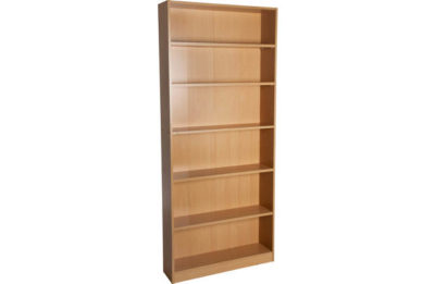 HOME Maine Tall Wide Bookcase - Beech Effect.